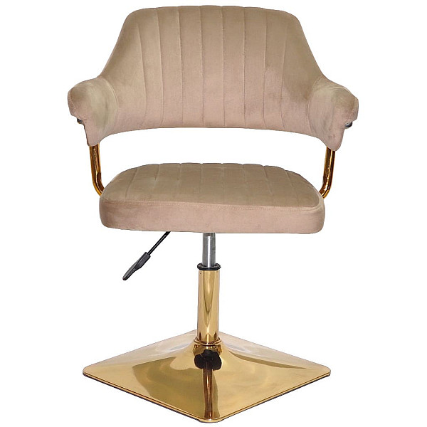 Стул Onder Mebli Jeff 4-GD-BASE Кофейный B-1042 Бархат-1