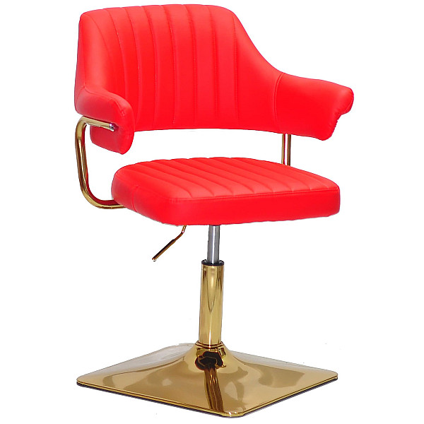 Стілець Onder Mebli Jeff 4-GD-BASE Червоний 1007 Екошкіра-0