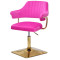 Стул Onder Mebli Jeff 4-GD-BASE Малина B-1023 Бархат-1-thumb