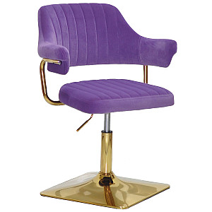 Стул Onder Mebli Jeff 4-GD-BASE Пурпурный B-1013 Бархат