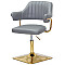 Стілець Onder Mebli Jeff 4-GD-BASE Сірий 1001 Екошкіра-1-thumb