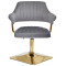 Стілець Onder Mebli Jeff 4-GD-BASE Сірий B-1034 Оксамит-2-thumb