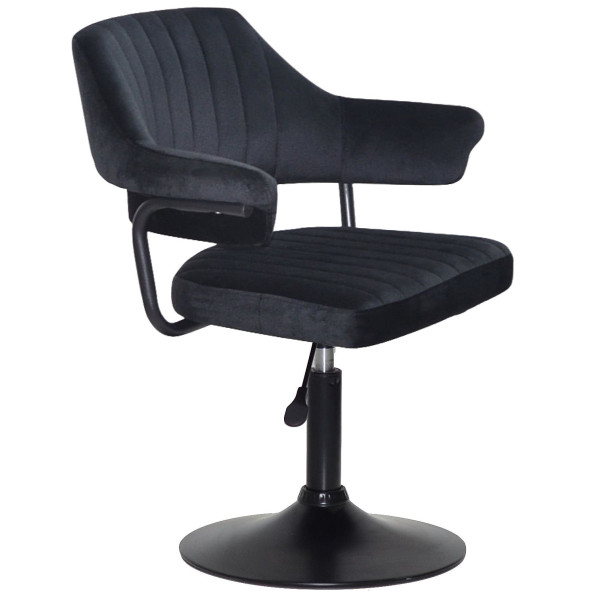 Стул Onder Mebli Jeff BK-BASE Черный B-1011 Бархат-0