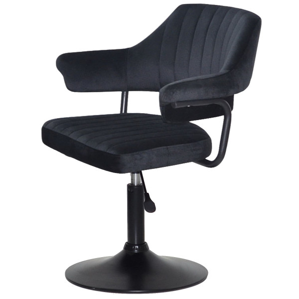 Стул Onder Mebli Jeff BK-BASE Черный B-1011 Бархат-2