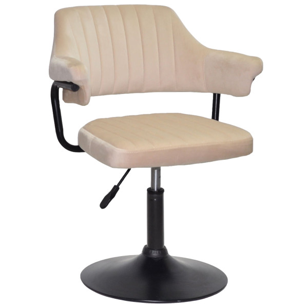 Стул Onder Mebli Jeff BK-BASE Бежевый B-1032 Бархат-0