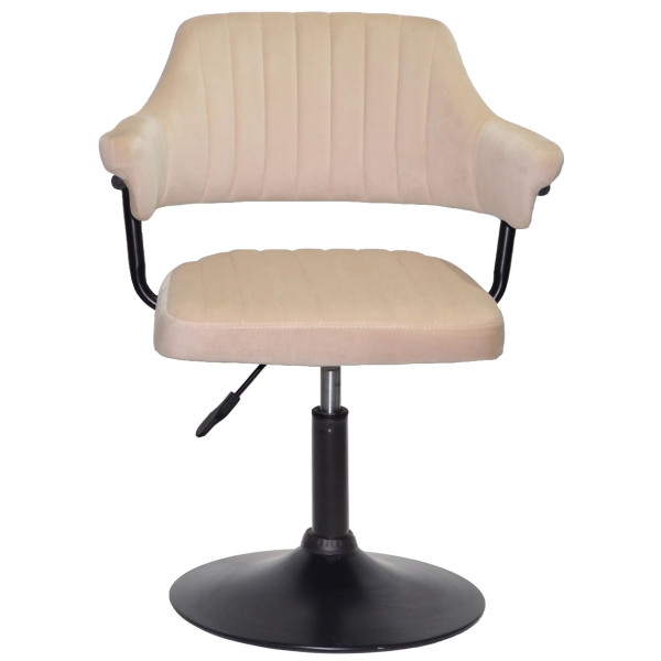 Стул Onder Mebli Jeff BK-BASE Бежевый B-1032 Бархат-1