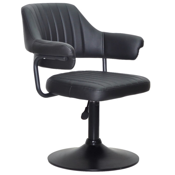 Стілець Onder Mebli Jeff BK-BASE Чорний Екошкіра-0