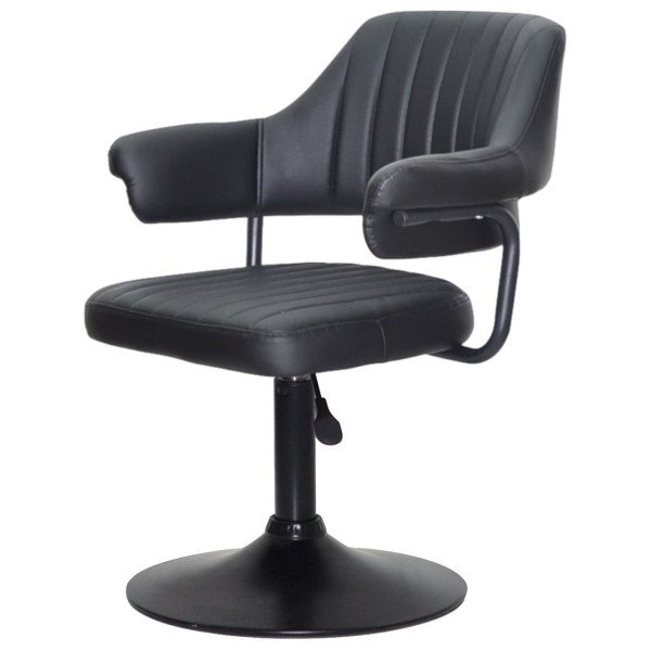 Стілець Onder Mebli Jeff BK-BASE Чорний Екошкіра-2