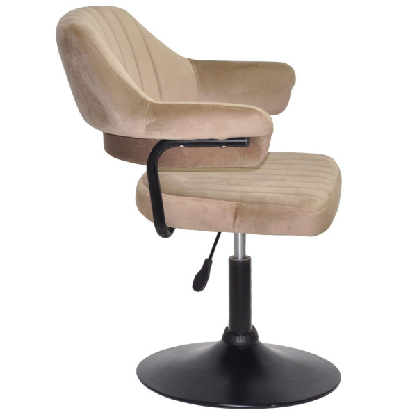 Стул Onder Mebli Jeff BK-BASE Кофейный B-1042 Бархат-2