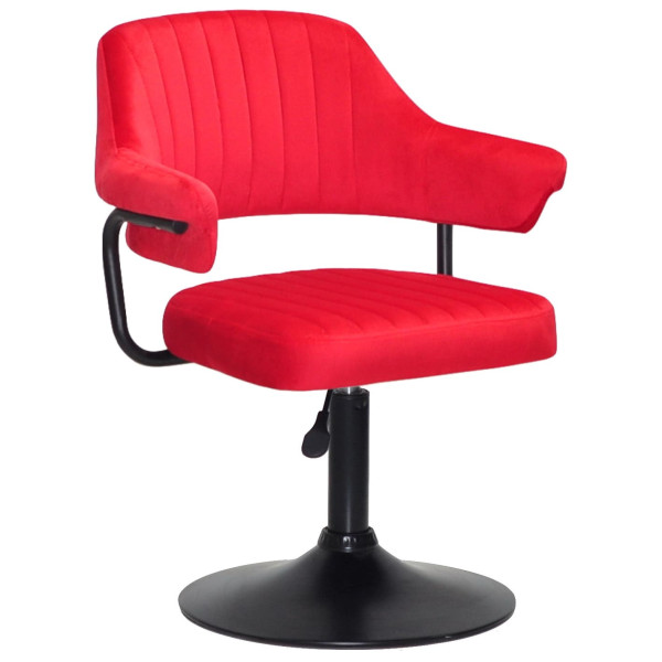 Стул Onder Mebli Jeff BK-BASE Красный B-1016 Бархат-0