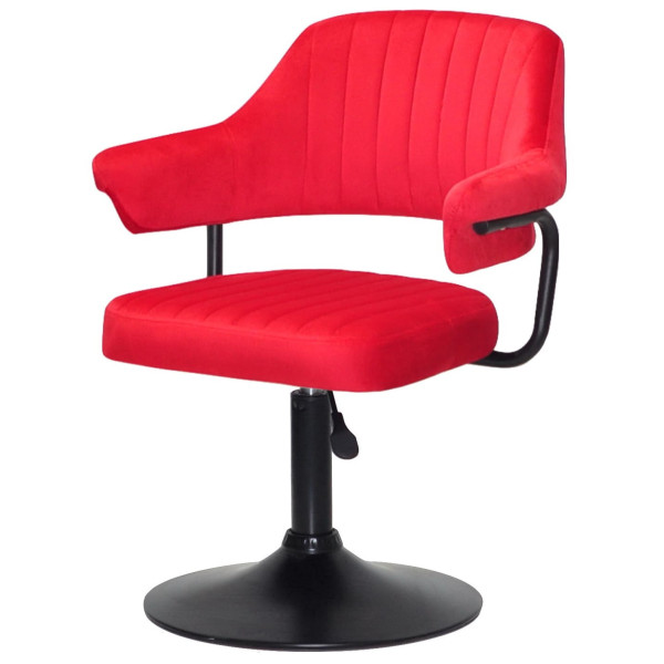 Стул Onder Mebli Jeff BK-BASE Красный B-1016 Бархат-2
