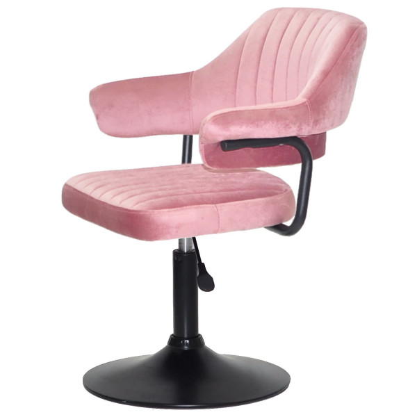 Стул Onder Mebli Jeff BK-BASE Пыльная Роза B-1030 Бархат-2