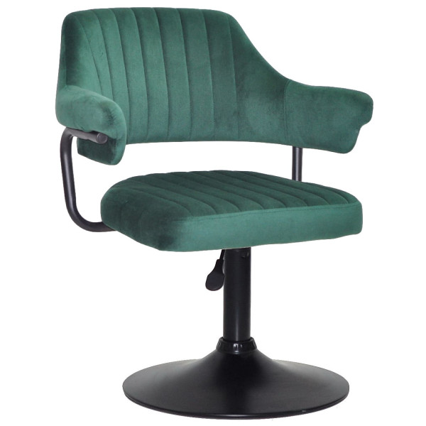 Стілець Onder Mebli Jeff BK-BASE Зелений B-1036 Оксамит-0