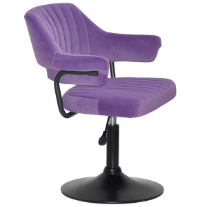 Стілець Onder Mebli Jeff BK-BASE Пурпур B-1013 Оксамит