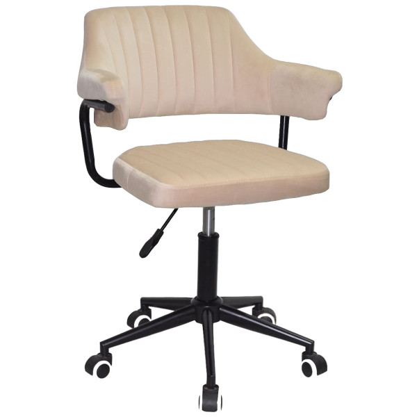 Стілець Onder Mebli Jeff BK-MODERN OFFICE Бежевий B-1032 Оксамит-0
