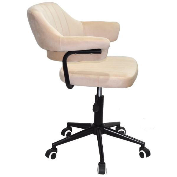 Стілець Onder Mebli Jeff BK-MODERN OFFICE Бежевий B-1032 Оксамит-2