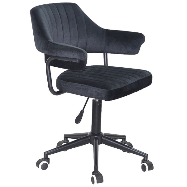 Стул Onder Mebli Jeff BK-MODERN OFFICE Черный B-1011 Бархат-0