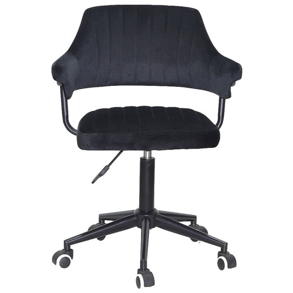Стул Onder Mebli Jeff BK-MODERN OFFICE Черный B-1011 Бархат-1