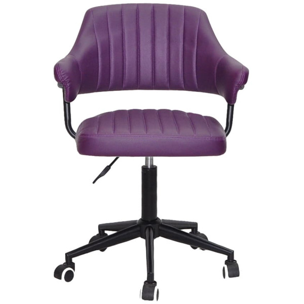 Стілець Onder Mebli Jeff BK-MODERN OFFICE Фіолетовий 1031 Екошкіра-1