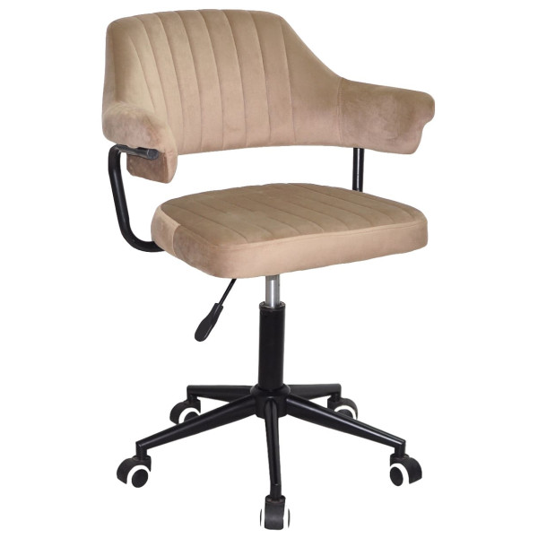 Стілець Onder Mebli Jeff BK-MODERN OFFICE Кавовий B-1042 Оксамит-0