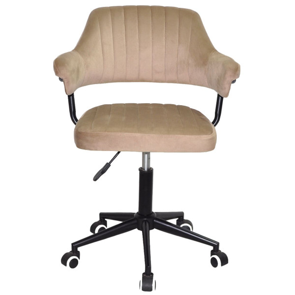 Стілець Onder Mebli Jeff BK-MODERN OFFICE Кавовий B-1042 Оксамит-1