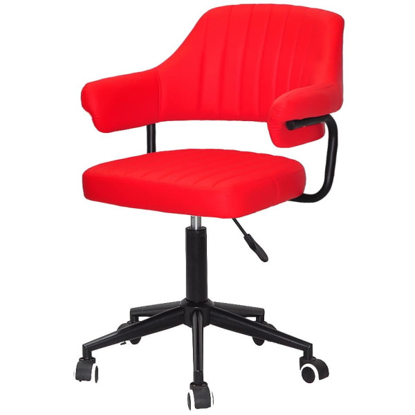 Стілець Onder Mebli Jeff BK-MODERN OFFICE Червоний 1007 Екошкіра-2
