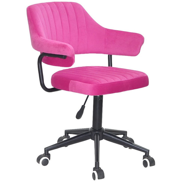 Стілець Onder Mebli Jeff BK-MODERN OFFICE Малина B-1023 Оксамит-0