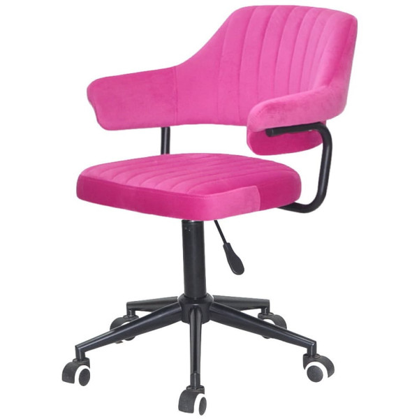 Стілець Onder Mebli Jeff BK-MODERN OFFICE Малина B-1023 Оксамит-2