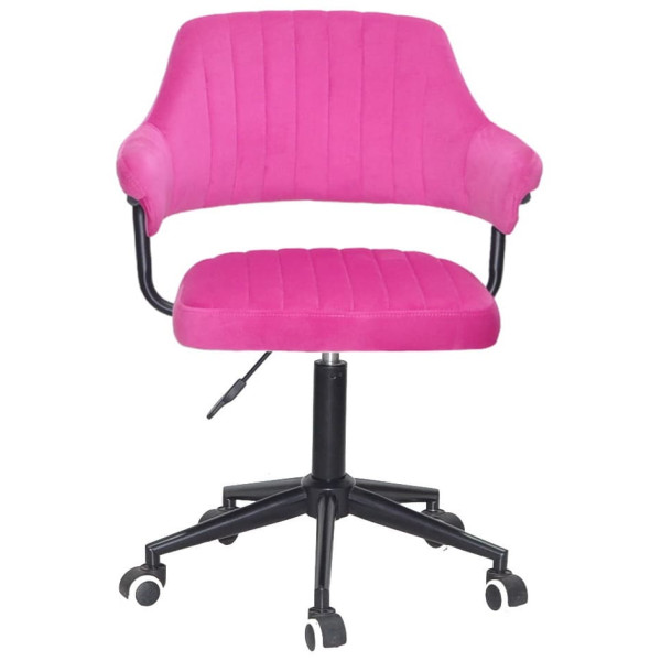 Стілець Onder Mebli Jeff BK-MODERN OFFICE Малина B-1023 Оксамит-1
