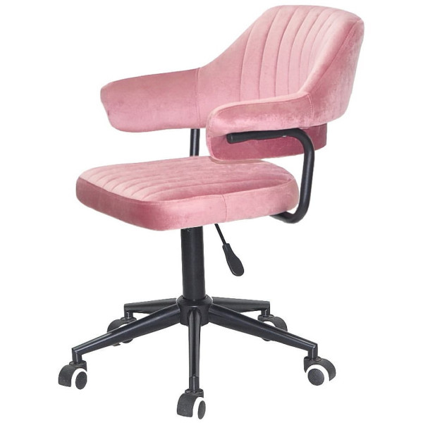 Стілець Onder Mebli Jeff BK-MODERN OFFICE Пильна Троянда B-1030 Оксамит-2