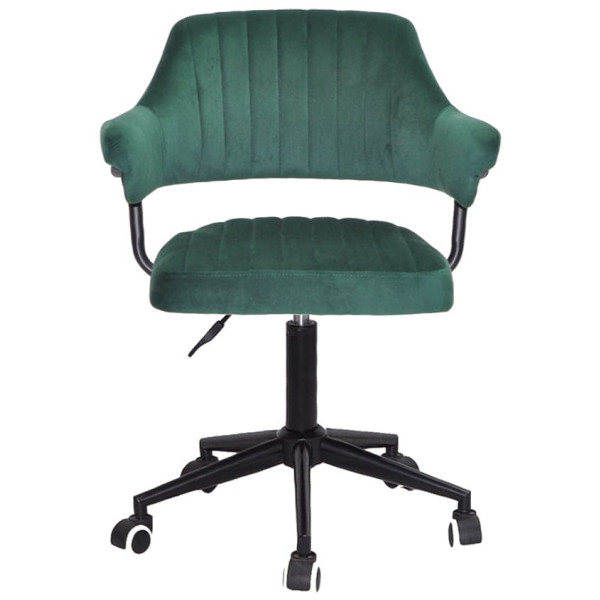 Стілець Onder Mebli Jeff BK-MODERN OFFICE Зелений B-1036 Оксамит-1