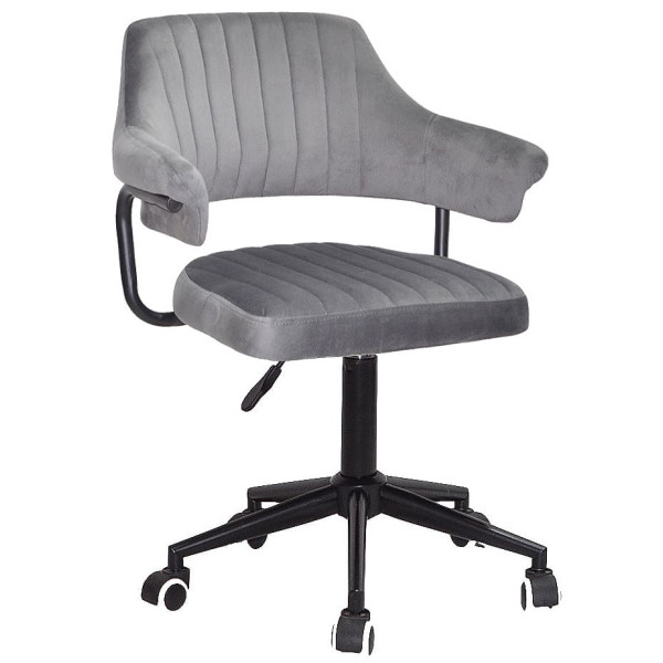 Стул Onder Mebli Jeff BK-MODERN OFFICE Серый B-1034 Бархат-0