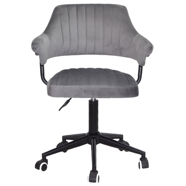 Стул Onder Mebli Jeff BK-MODERN OFFICE Серый B-1034 Бархат-2
