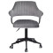 Стул Onder Mebli Jeff BK-MODERN OFFICE Серый B-1034 Бархат-2-thumb
