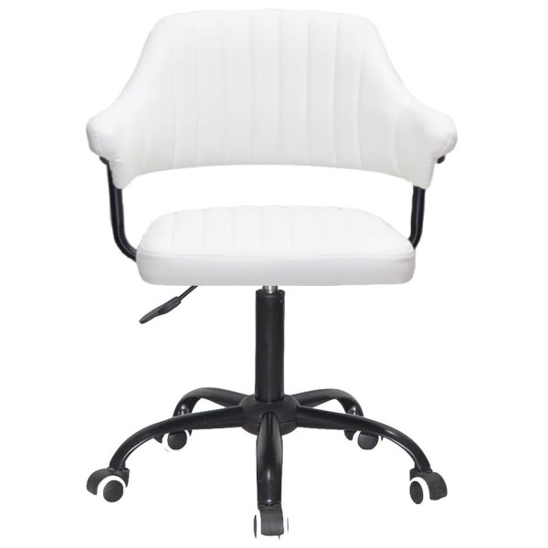 Стілець Onder Mebli Jeff BK-OFFICE Білий Екошкіра-1