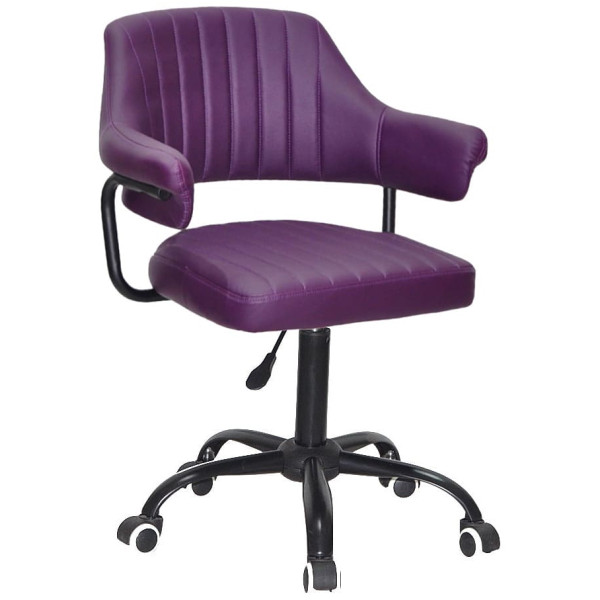 Стул Onder Mebli Jeff BK-OFFICE Фиолетовый 1031 Экокожа-0