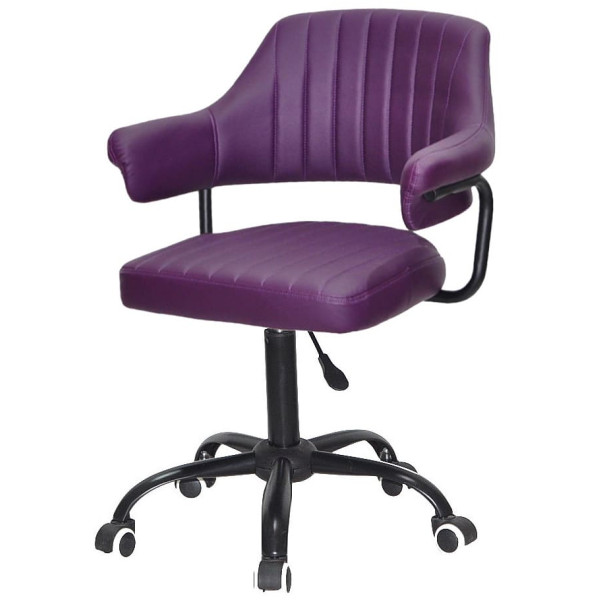 Стул Onder Mebli Jeff BK-OFFICE Фиолетовый 1031 Экокожа-2