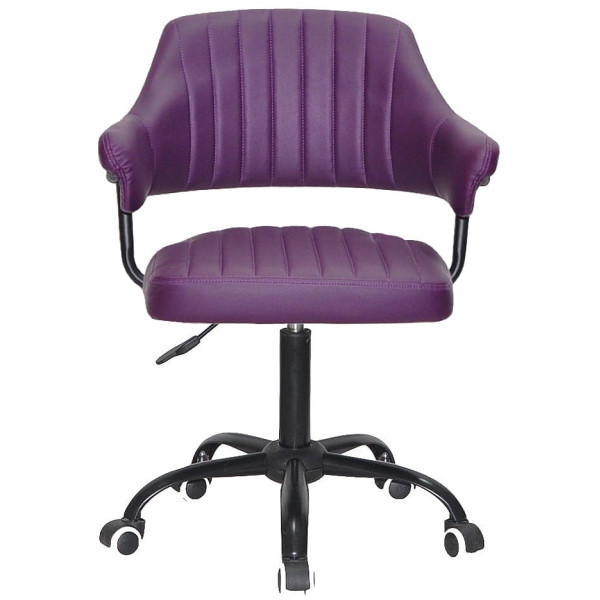 Стул Onder Mebli Jeff BK-OFFICE Фиолетовый 1031 Экокожа-1