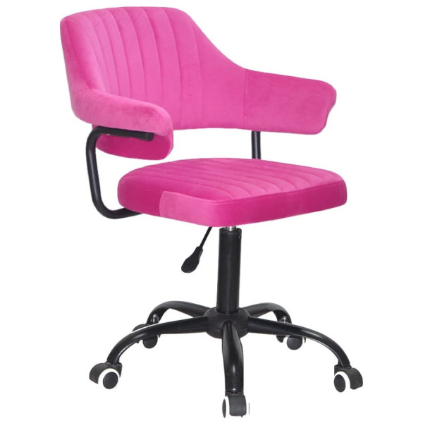 Стілець Onder Mebli Jeff BK-OFFICE Малина B-1023 Оксамит-0