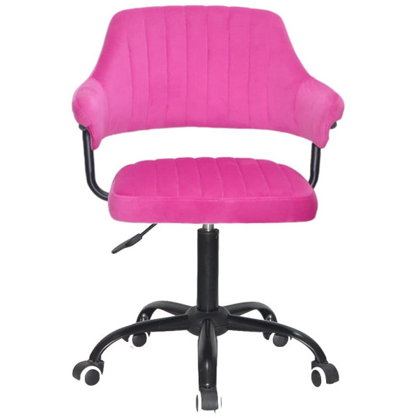 Стілець Onder Mebli Jeff BK-OFFICE Малина B-1023 Оксамит-1