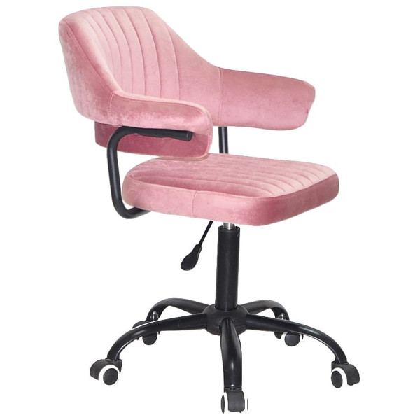 Стілець Onder Mebli Jeff BK-OFFICE Пильна Троянда B-1030 Оксамит-0