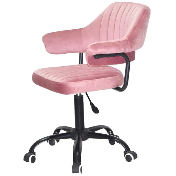 Стілець Onder Mebli Jeff BK-OFFICE Пильна Троянда B-1030 Оксамит-2