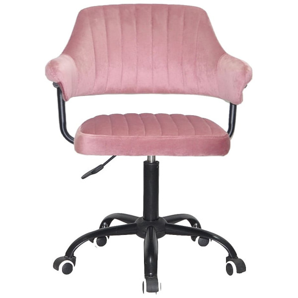 Стілець Onder Mebli Jeff BK-OFFICE Пильна Троянда B-1030 Оксамит-1