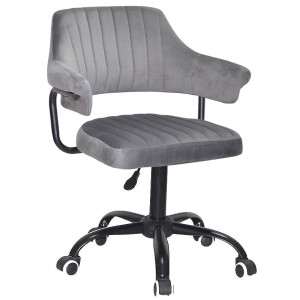Стілець Onder Mebli Jeff BK-Office Сірий B-1034 Оксамит