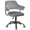 Стілець Onder Mebli Jeff BK-Office Сірий B-1034 Оксамит-0-thumb