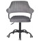 Стілець Onder Mebli Jeff BK-Office Сірий B-1034 Оксамит-2-thumb