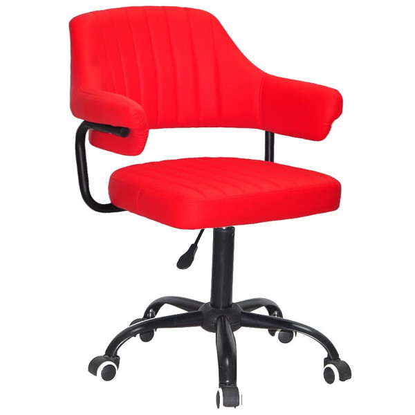 Стул Onder Mebli Jeff BK-Office Красный 1007 Экокожа-0