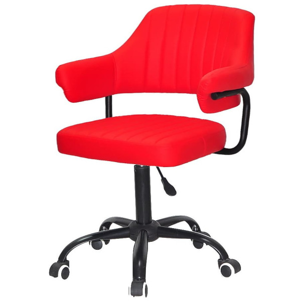 Стул Onder Mebli Jeff BK-Office Красный 1007 Экокожа-2