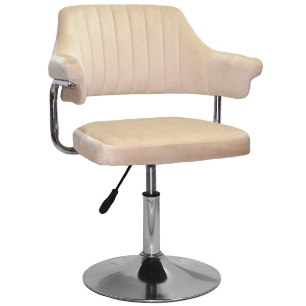 Стул Onder Mebli Jeff CH-BASE Бежевый B-1032 Бархат-0