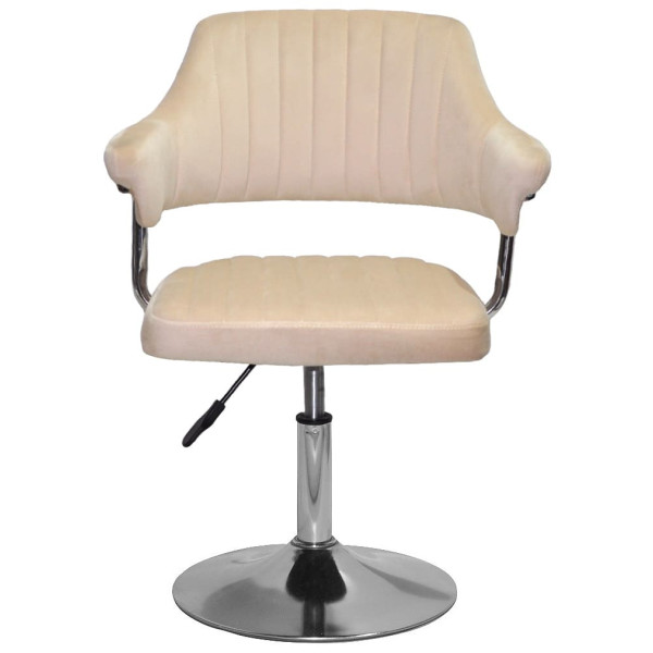 Стул Onder Mebli Jeff CH-BASE Бежевый B-1032 Бархат-1